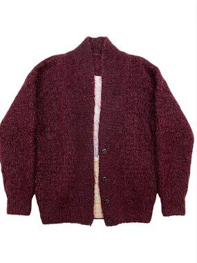 Cotswold Filkens Woolen Weavers Hand Made Cardigan Vintage Grandpa Sweater L